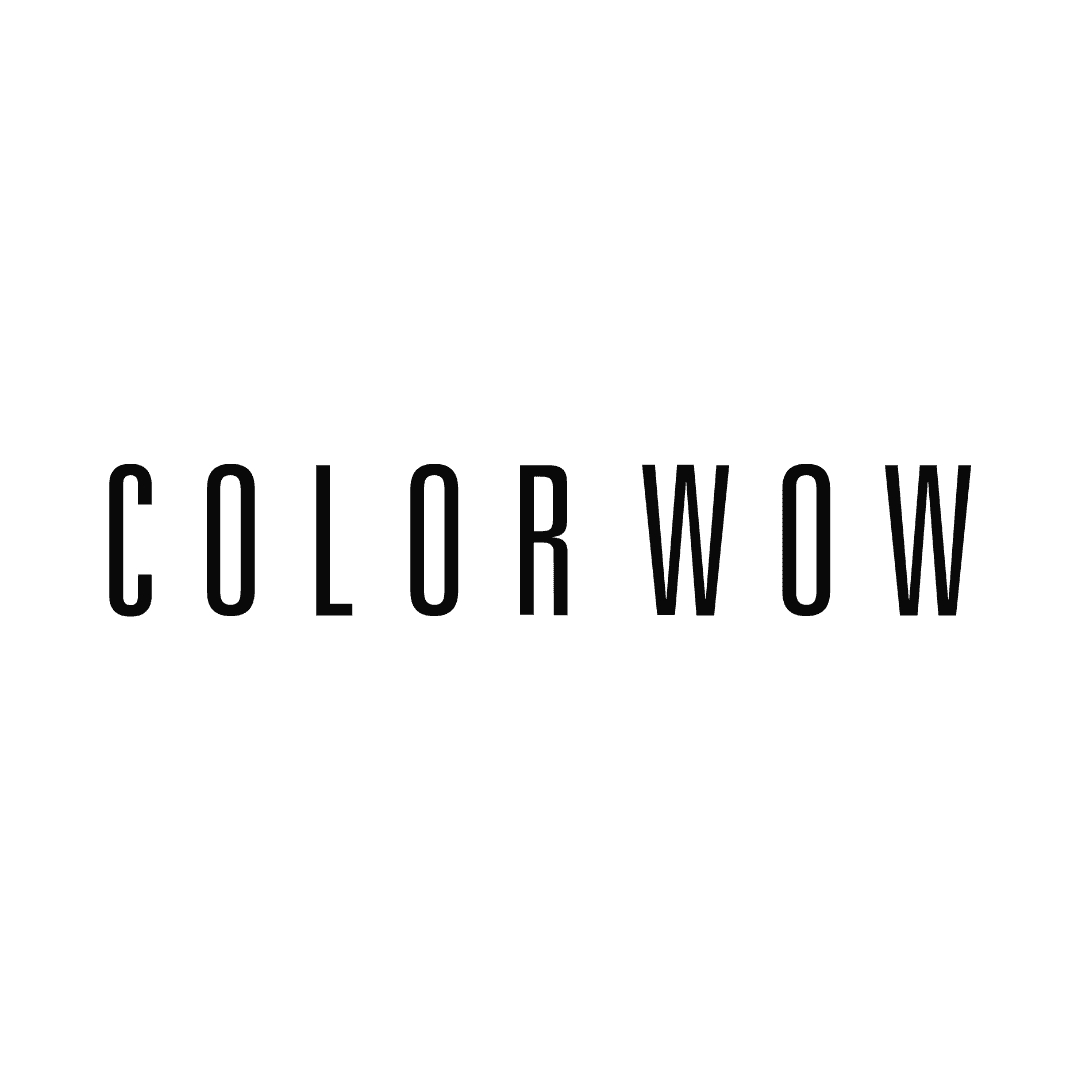 Color Wow logo in bold black text on white background.